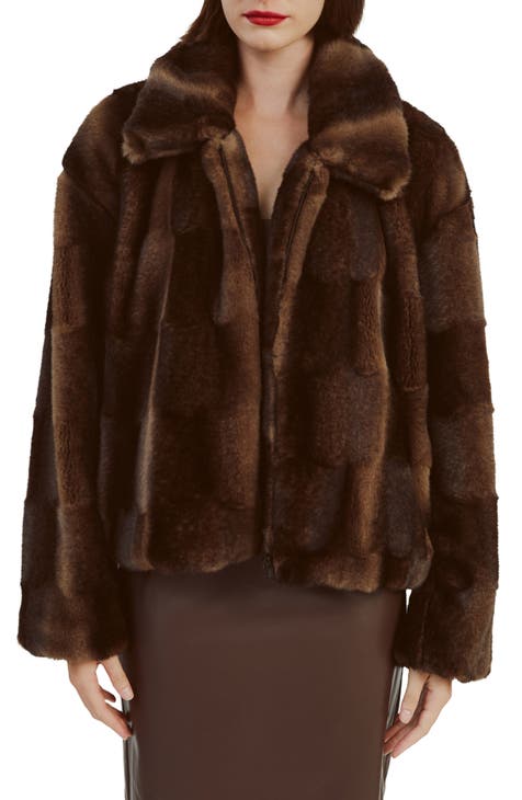 Nordstrom faux fur coat best sale