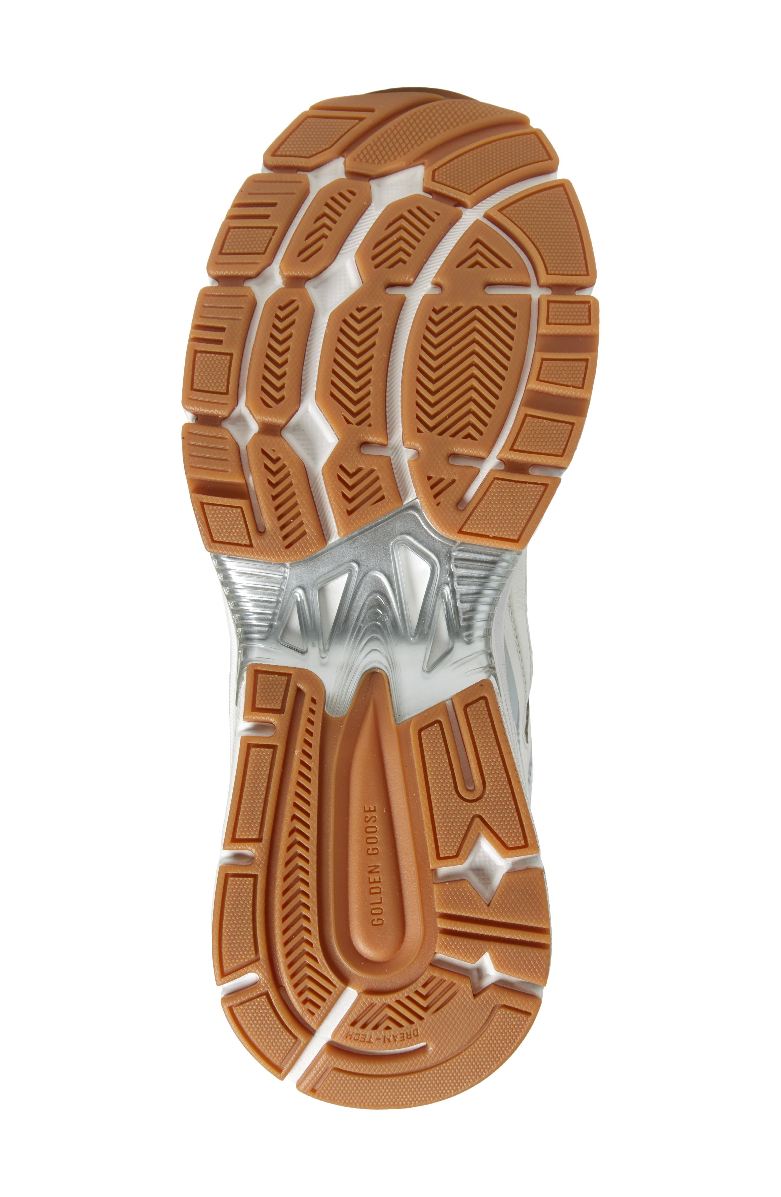 Golden Goose Lightstar Sneaker, Alternate, color, White/ Gold