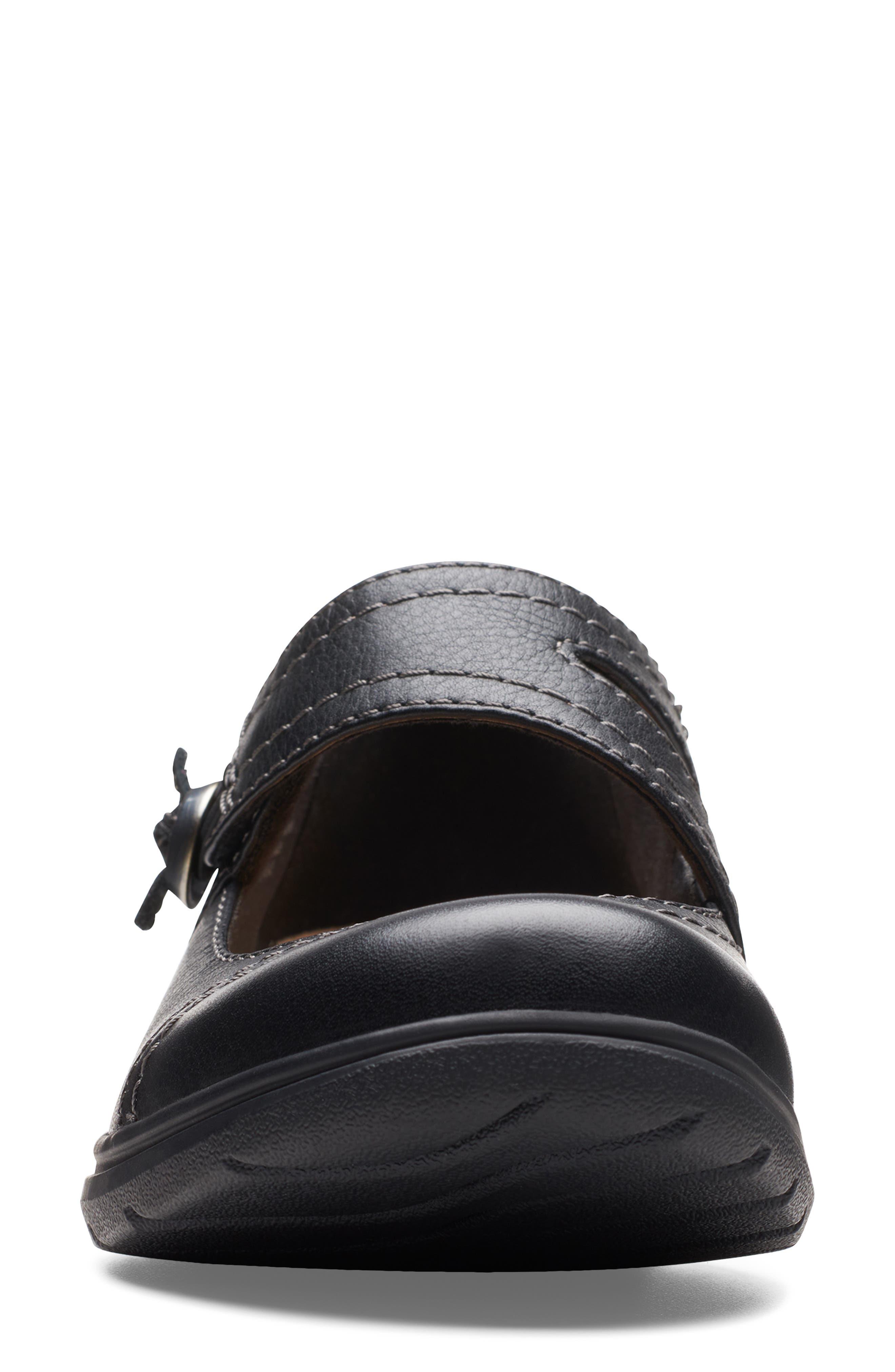 Clarks<sup>®</sup> Carleigh Jane Shoe, Alternate, color, Black Leather