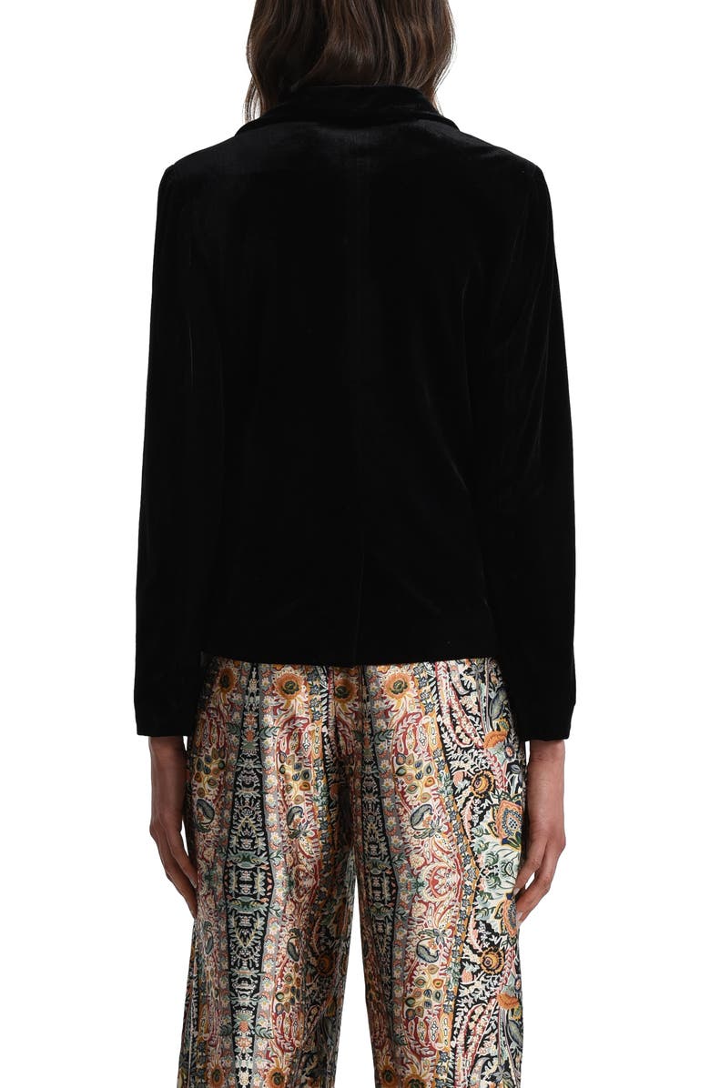 Molly Bracken Velvet One-Button Blazer, Alternate, color,