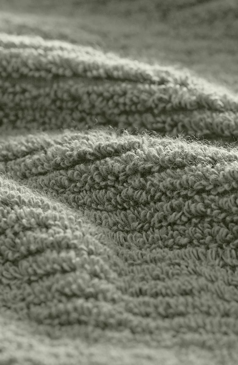 Boll & Branch Turkish Rib Bath Towel, Alternate, color, Sageleaf