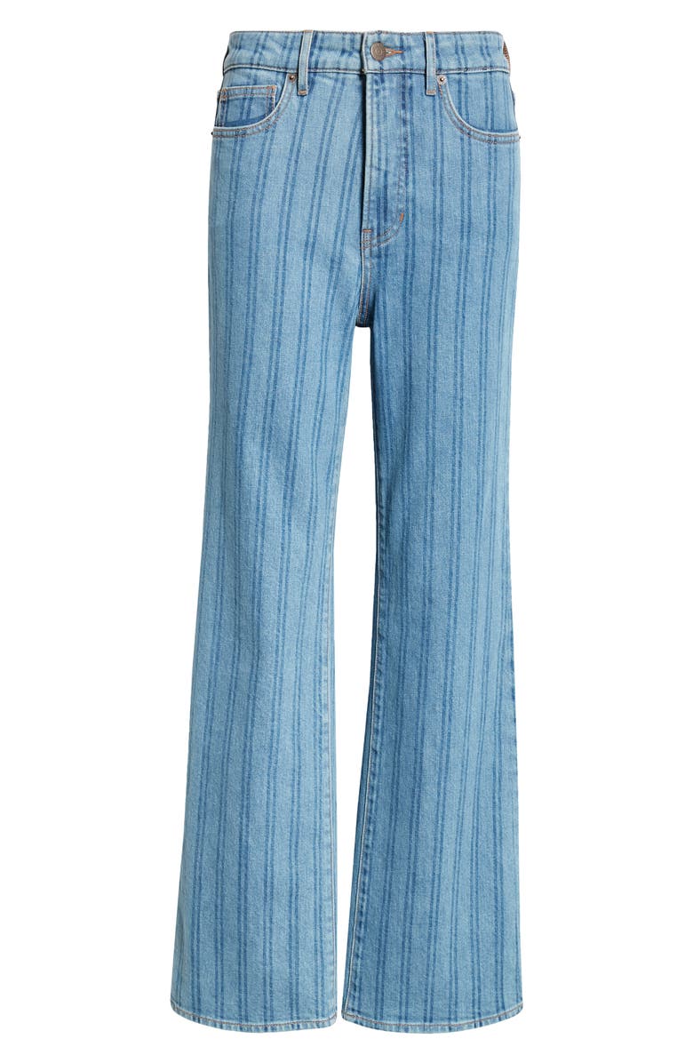 Veronica Beard Crosbie High Waist Wide Leg Jeans, Alternate, color,
