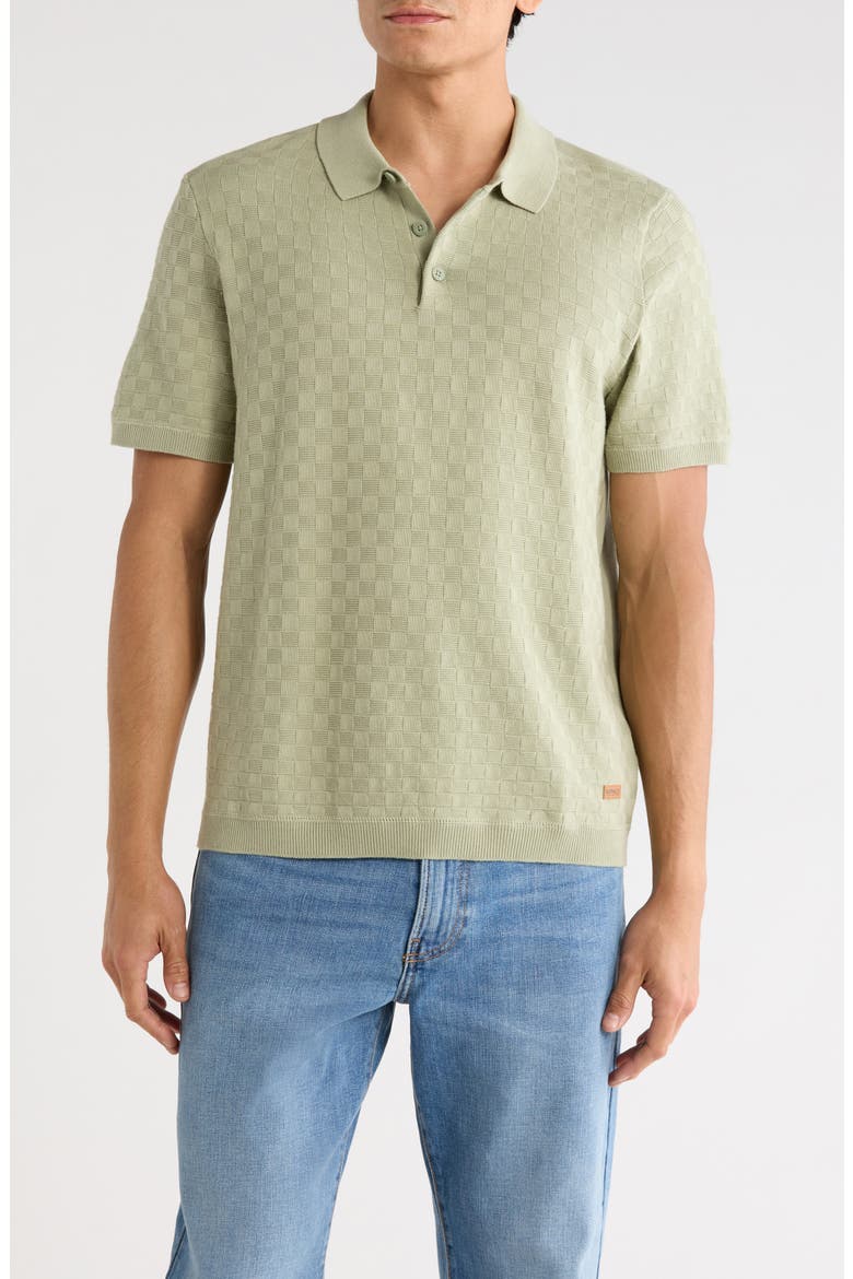 Worsonno Short Sleeve Polo, Main, color, SEAGRASS