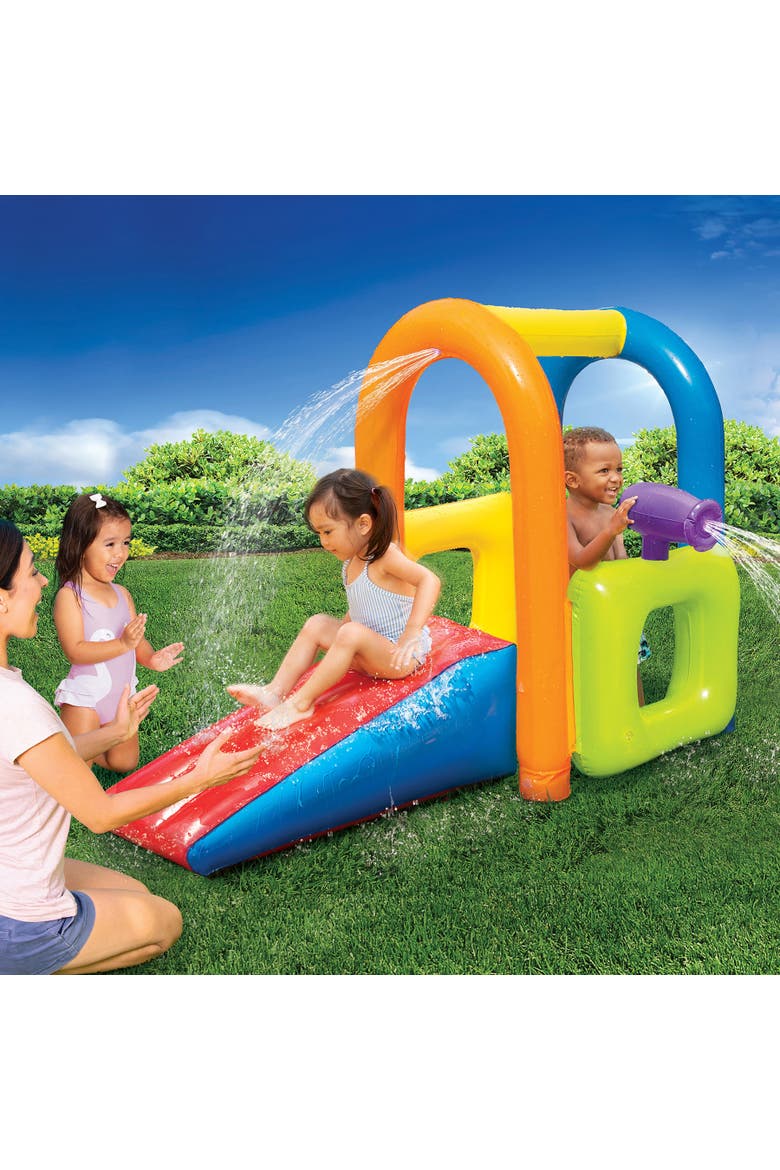 Jr. Inflatable Sprinkling Splash Water Park, Alternate, color, Multicolored