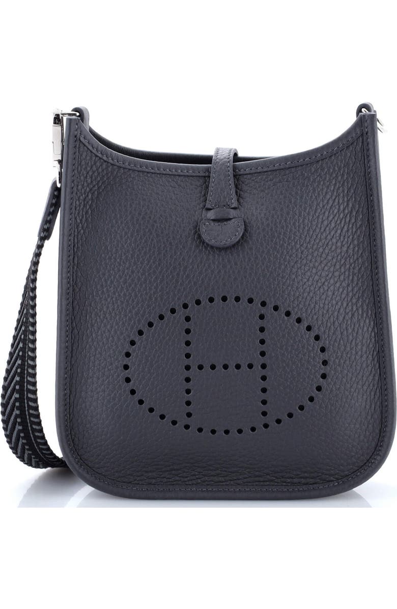 Pre-Owned Hermes Evelyne Bag Gen III Clemence TPM, Main, color, Gris Misty