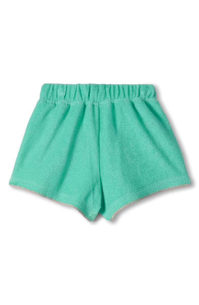 Hatley Kids' Blossom Eyelet Cotton T-Shirt & Terry Shorts Set, Alternate, color, Pink