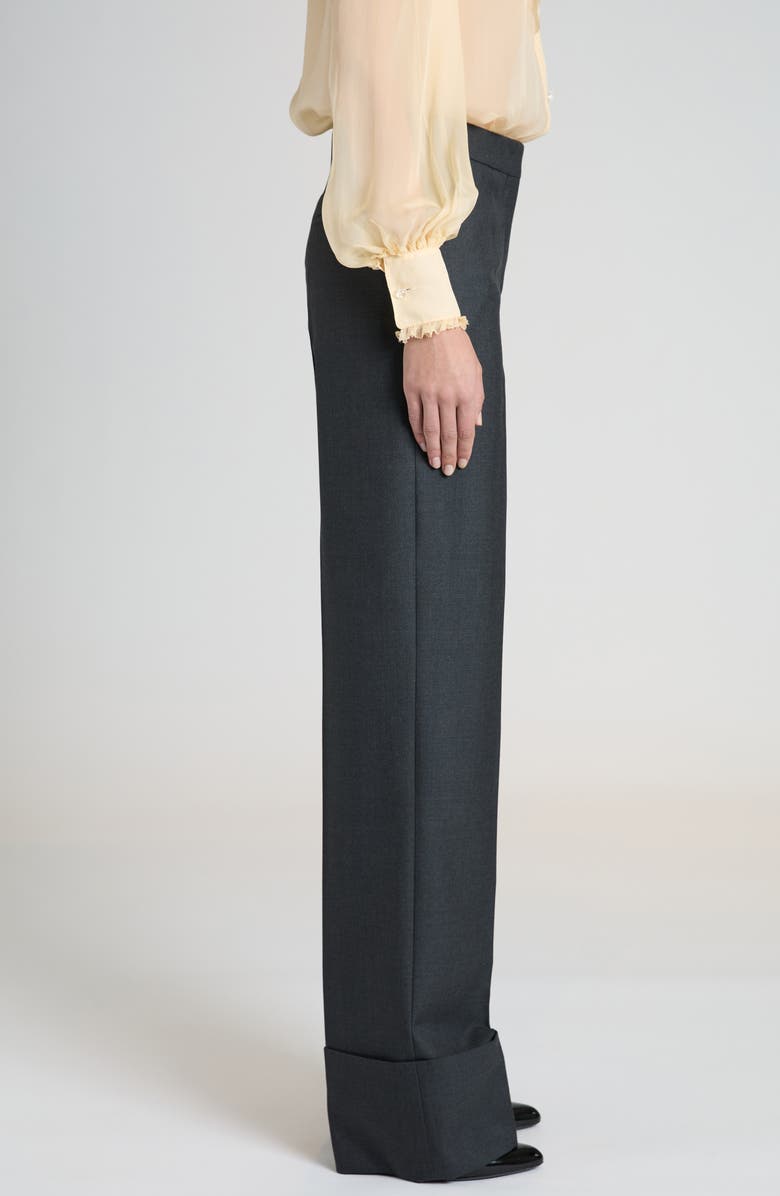 Valentino Garavani Virgin Wool Pants, Alternate, color, Grigio Medio Mel