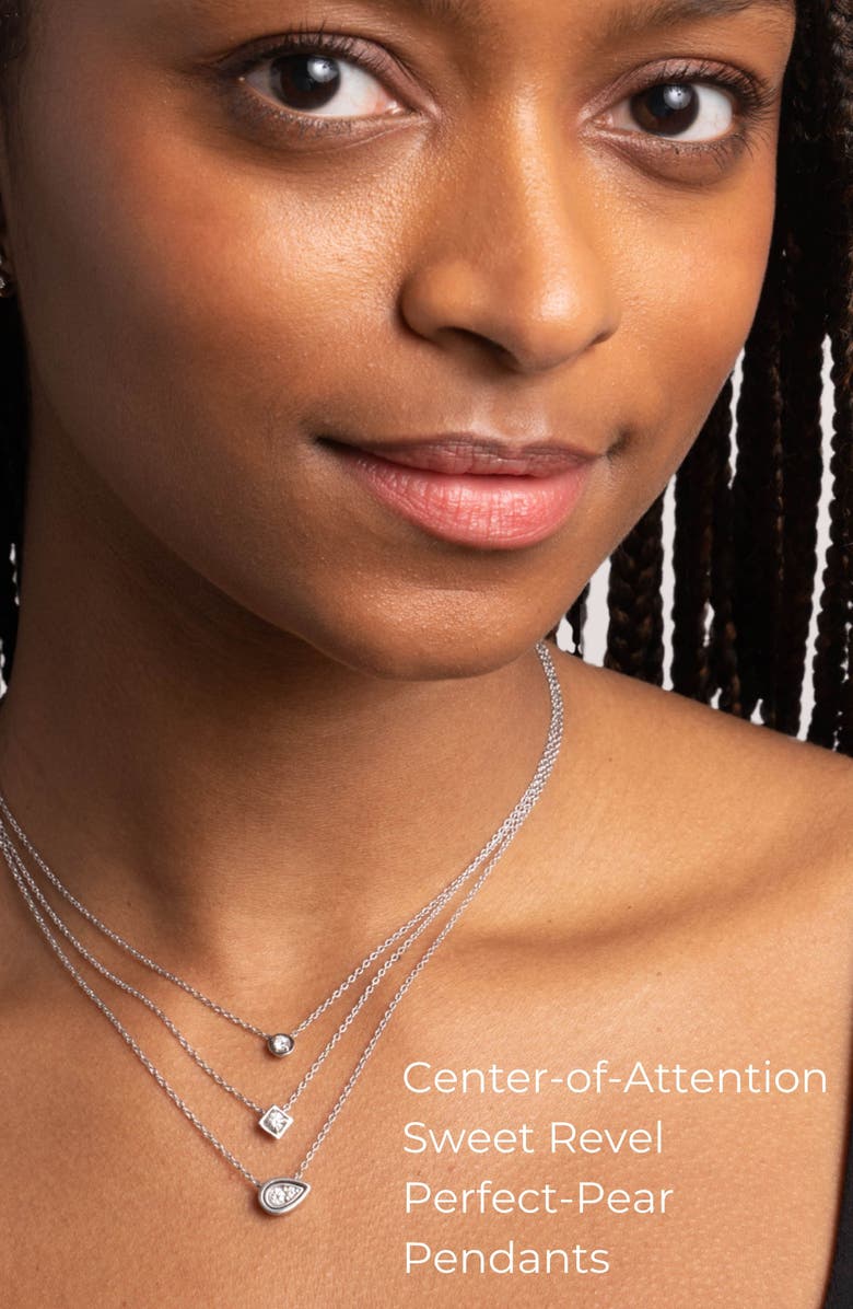 Seed2Stone Center-of-Attention Pendant, Alternate, color, Silver