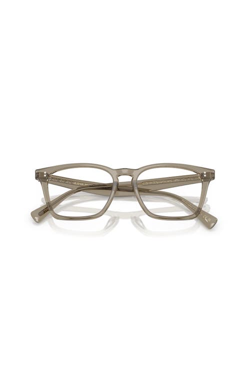Oliver Peoples 52mm Rectangle Optical Glasses In Green