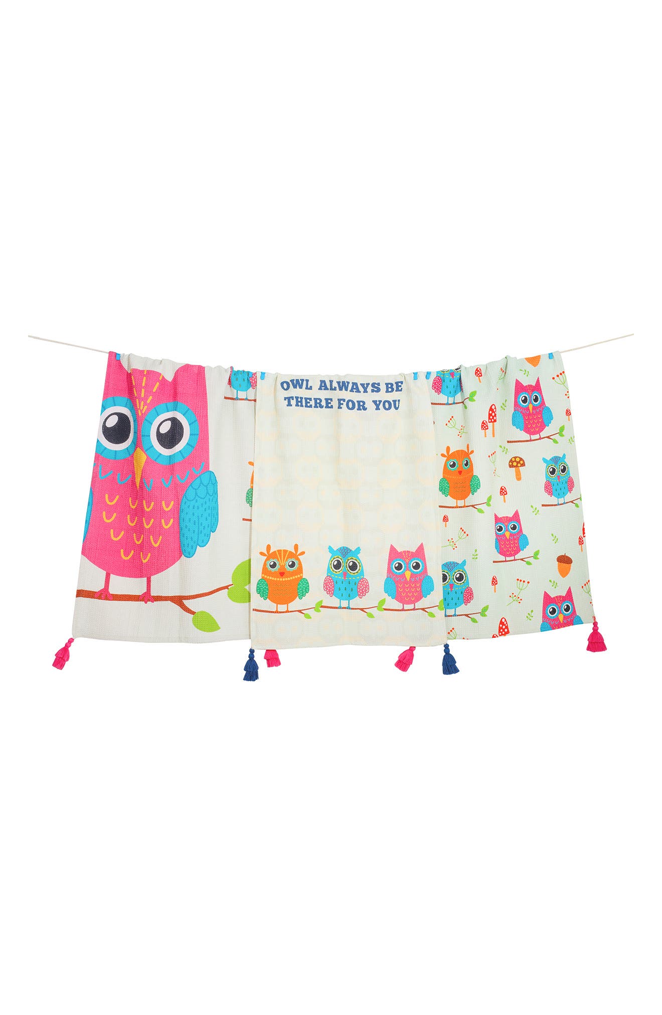 Owl Always Be There Set of 3 Kitchen Towels