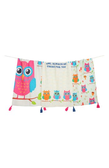 Tiramisu Owl Always Be There Towel Set In Multi