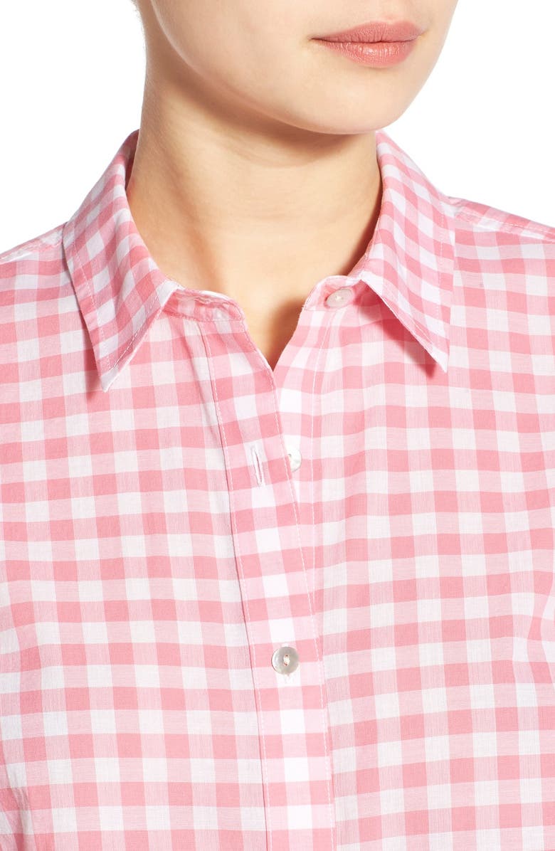 vineyard vines Gingham Button Front Shirt, Alternate, color,