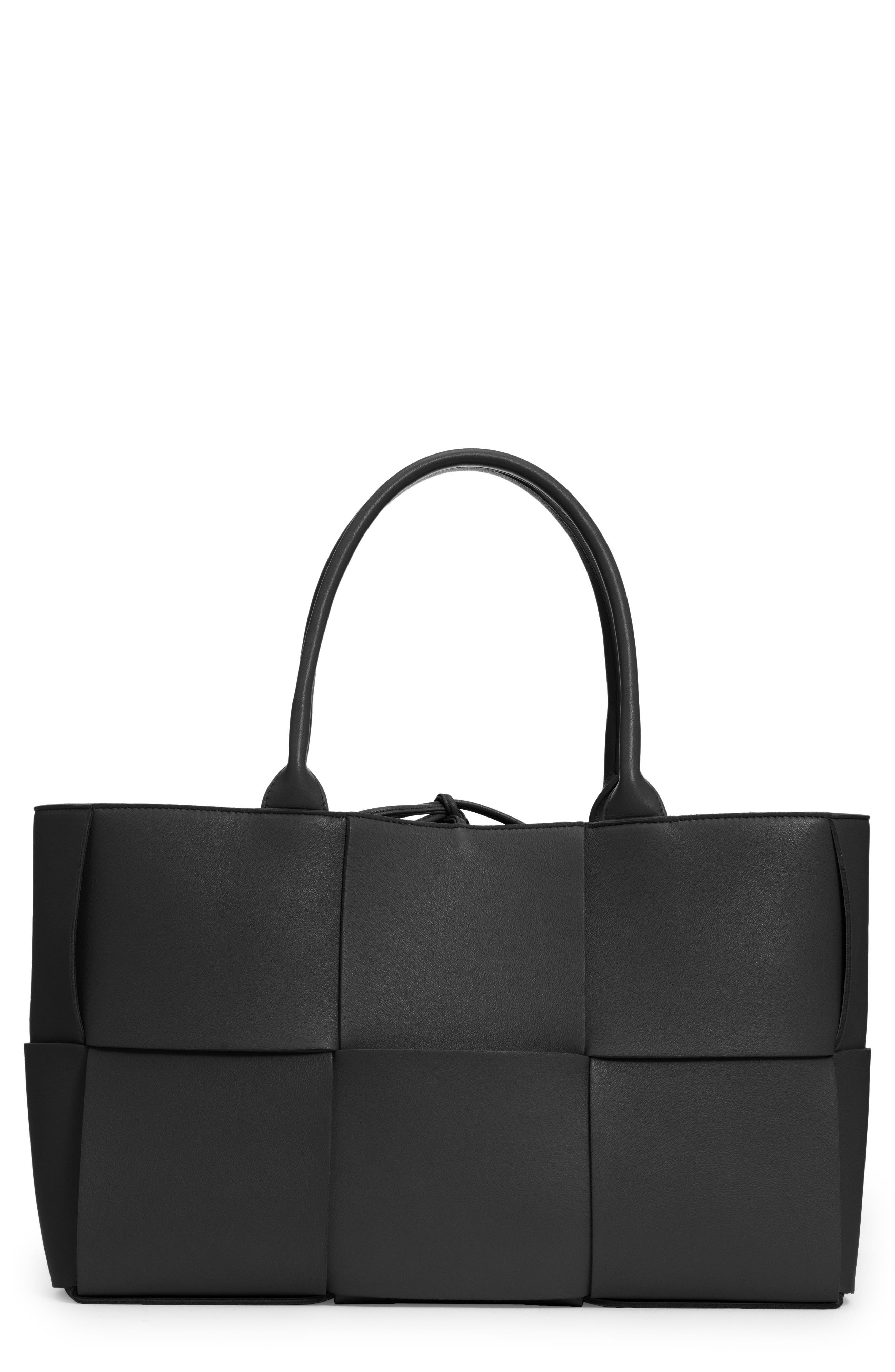 Bottega Veneta Medium Arco Woven Leather Tote, Main, color, 
