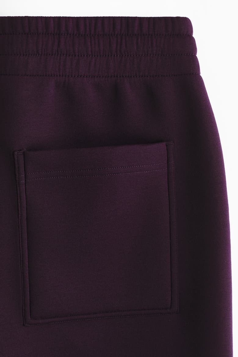 Relaxed-fit Scuba Knit Joggers, Alternate, color, Dark purple
