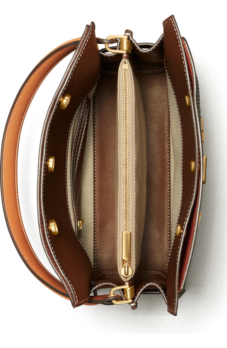 Tory Burch Lee Radziwill Small Leather Double Bag, Alternate, color,