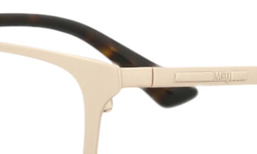 Alexander Mcqueen Mcqueen 51mm Core Square Optical Glasses In Gold Gold Transparent