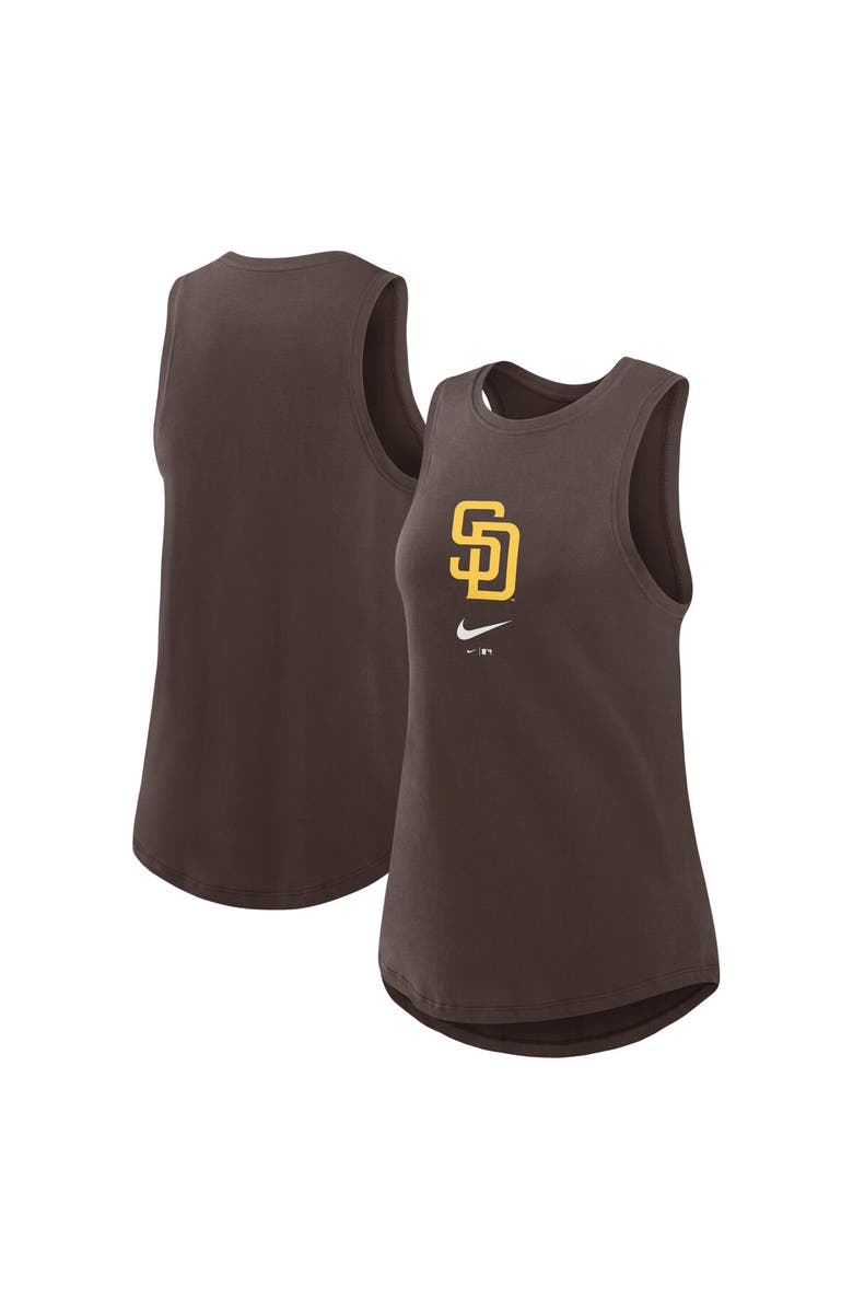 Nike Women's Nike Brown San Diego Padres Legacy Icon High Neck Fashion Tank Top, Main, color, 