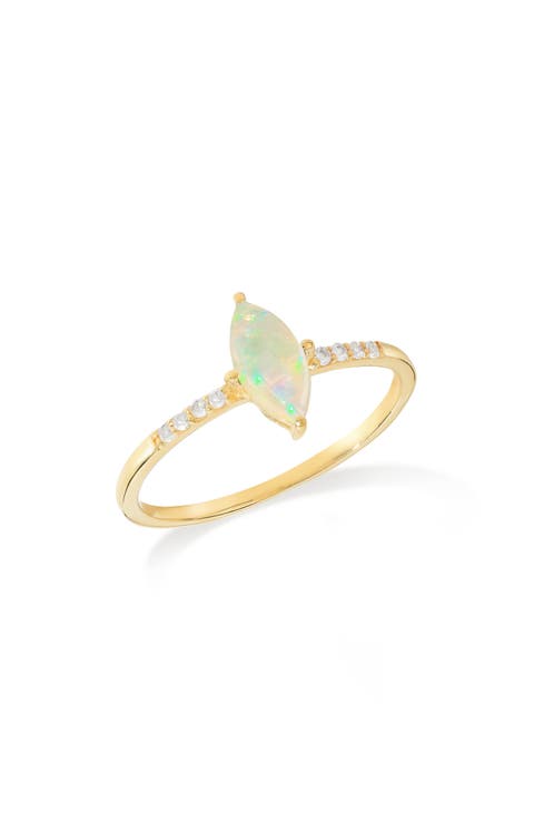 Marquis Gemstone Ring