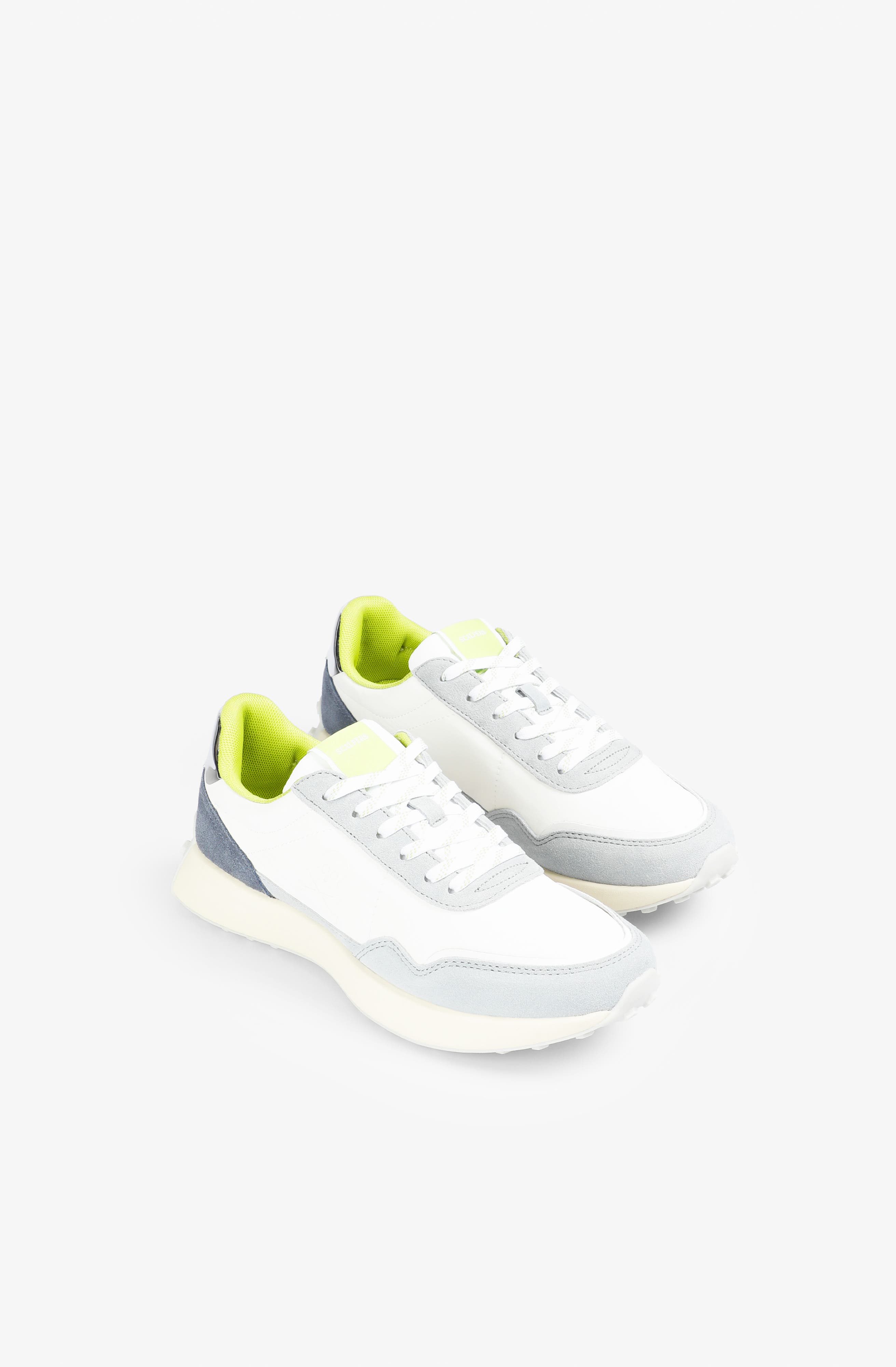 Scalpers Oregon Sneakers, Alternate, color, Offwhitelime