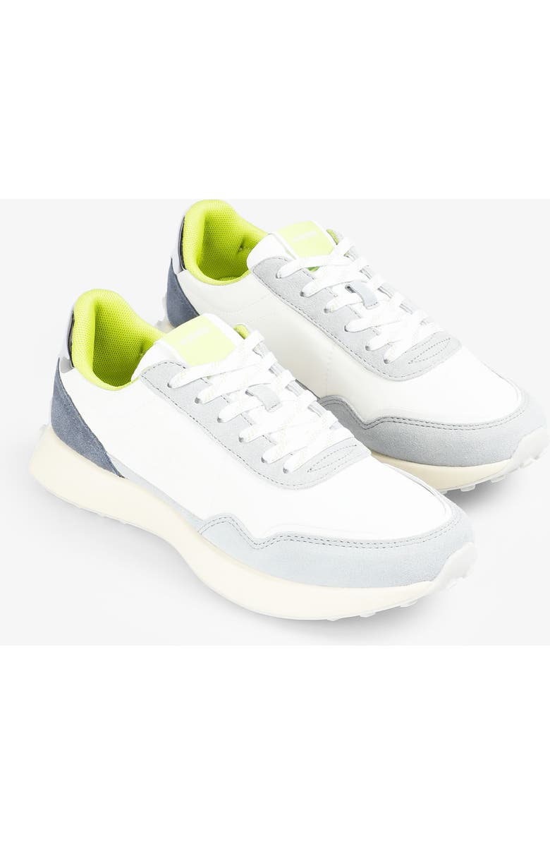 Scalpers Oregon Sneakers, Alternate, color, Offwhitelime
