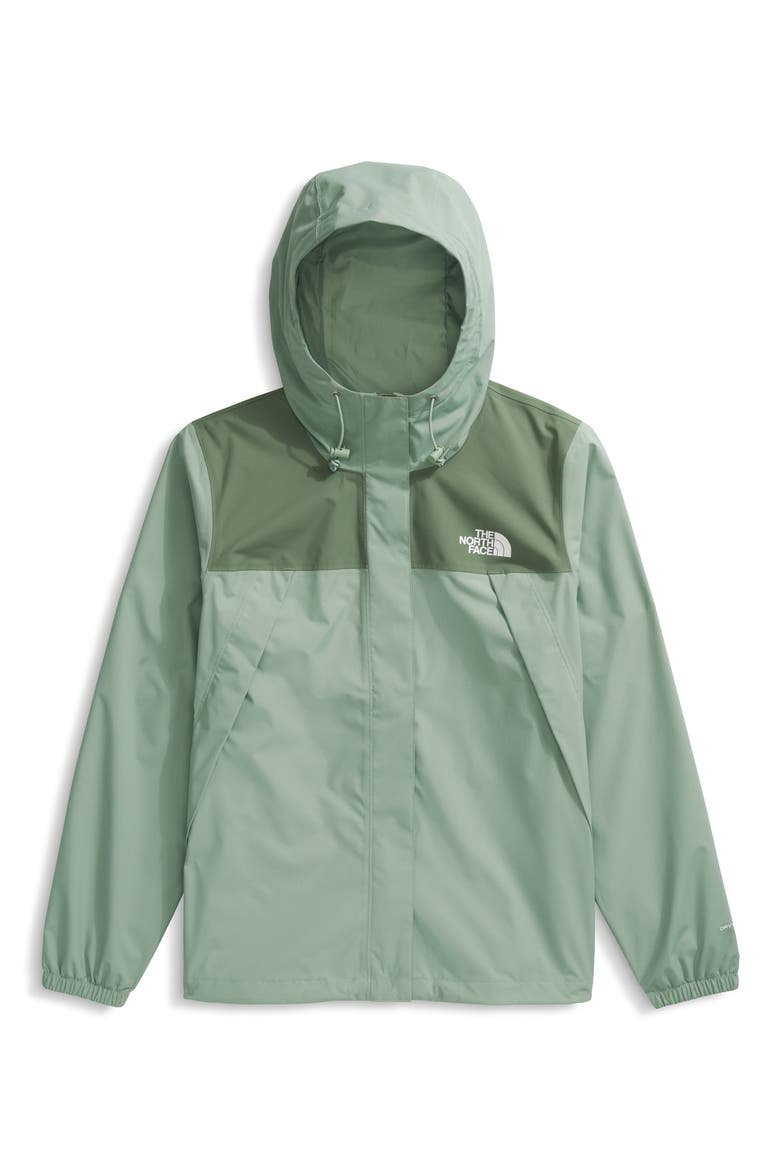 Antora Waterproof Hooded Rain Jacket, Alternate, color, SLATE MOSS/ BARK MIST