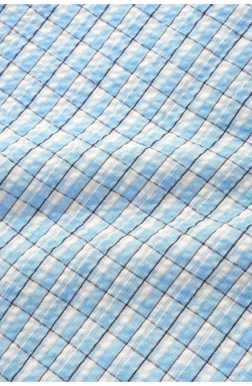 Butter Goods Equipment Plaid Short Sleeve Button-up Shirt In Blue