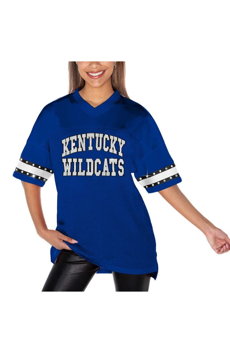 GAMEDAY COUTURE Women's Gameday Couture Royal Kentucky Wildcats Until Kickoff Rhinestone Fashion T-Shirt, Alternate, color, Royal
