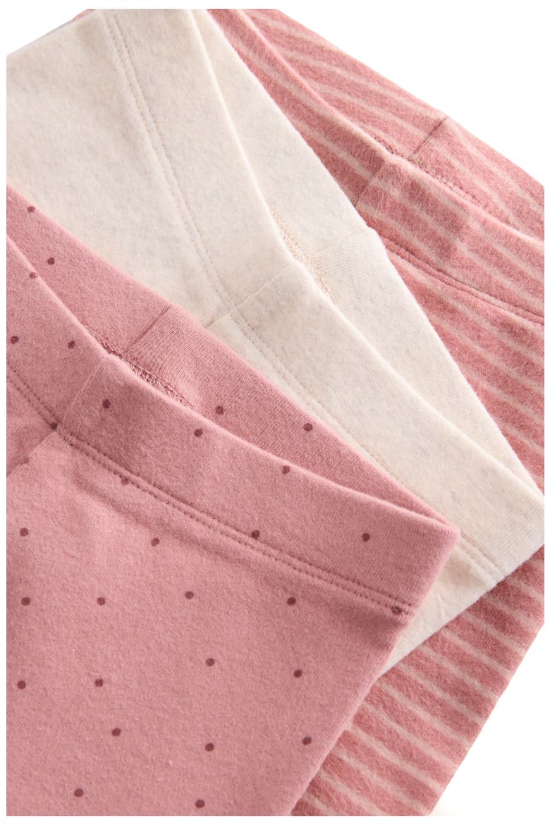 Kids' Assorted 3-Pack Leggings, Alternate, color, PINK