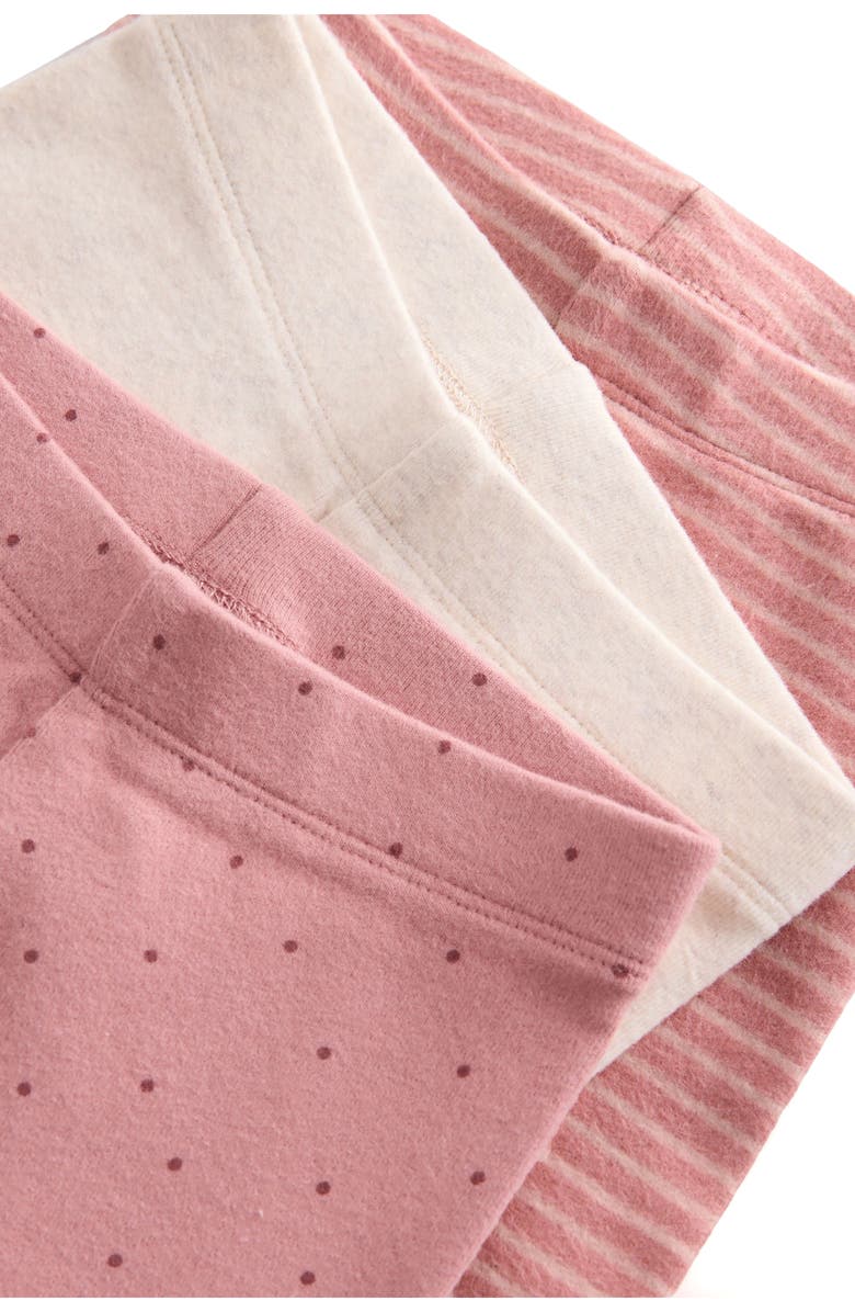 NEXT Kids' Assorted 3-Pack Leggings, Alternate, color, Pink