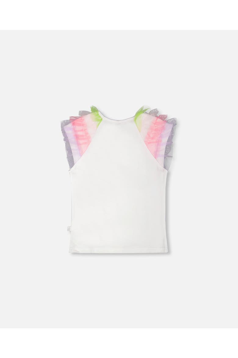 Organic Cotton Jersey Mesh Short Sleeves T-Shirt, Alternate, color, White