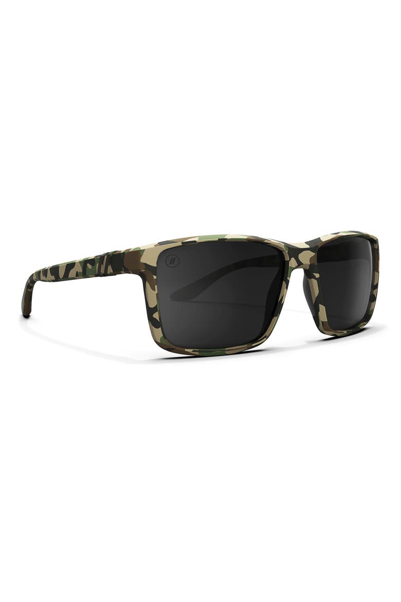 Mesa 57mm Polarized Square Sunglasses, Alternate, color, WOODLAND CAMO