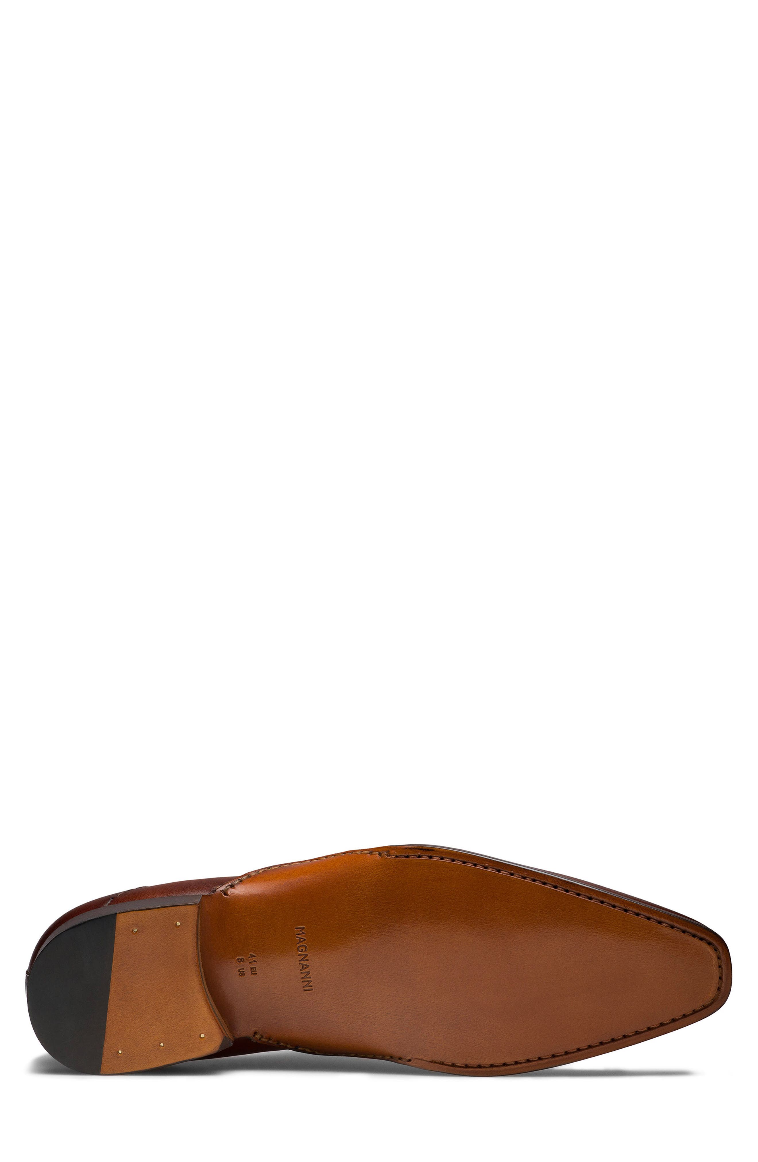 Magnanni Bowden Wingtip Derby, Alternate, color, Cognac