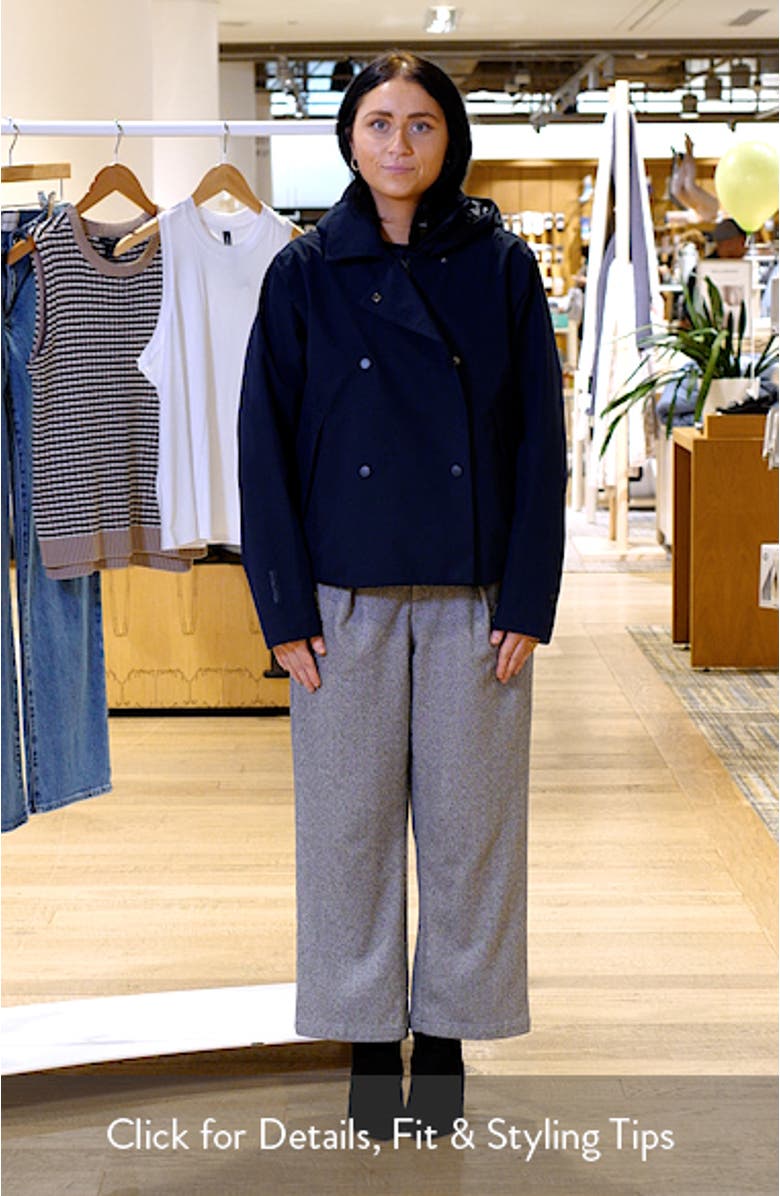 Avenue Waterproof Short Trench Coat, sales video thumbnail