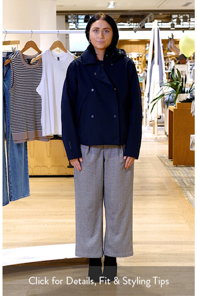 Avenue Waterproof Short Trench Coat video