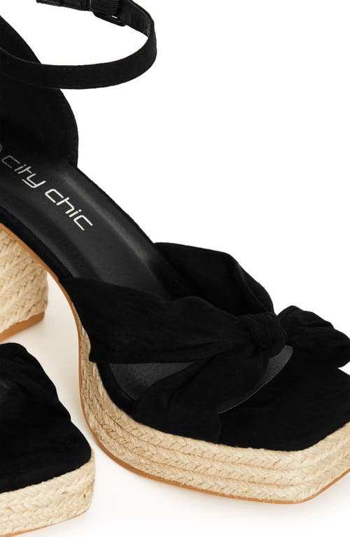 City Chic Oakley Platform Espadrille Sandal