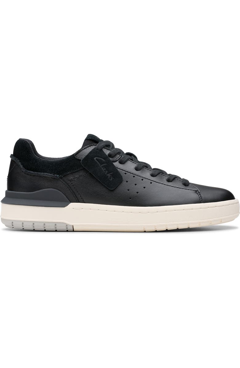Clarks<sup>®</sup> Courtlite 2 Run Sneaker, Alternate, color, Black Leather