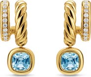 David Yurman Mercer® Color Two-Row Drop Earrings, 19.5mm