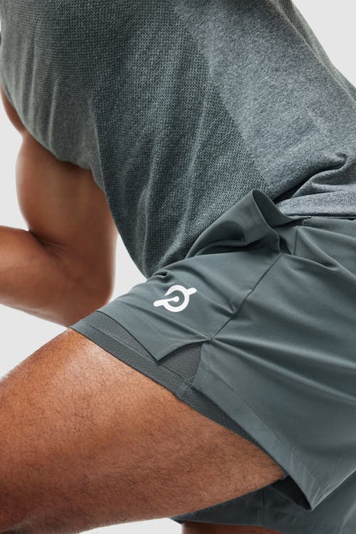 Peloton 5" Lined Performance Raining Short In Urban Green