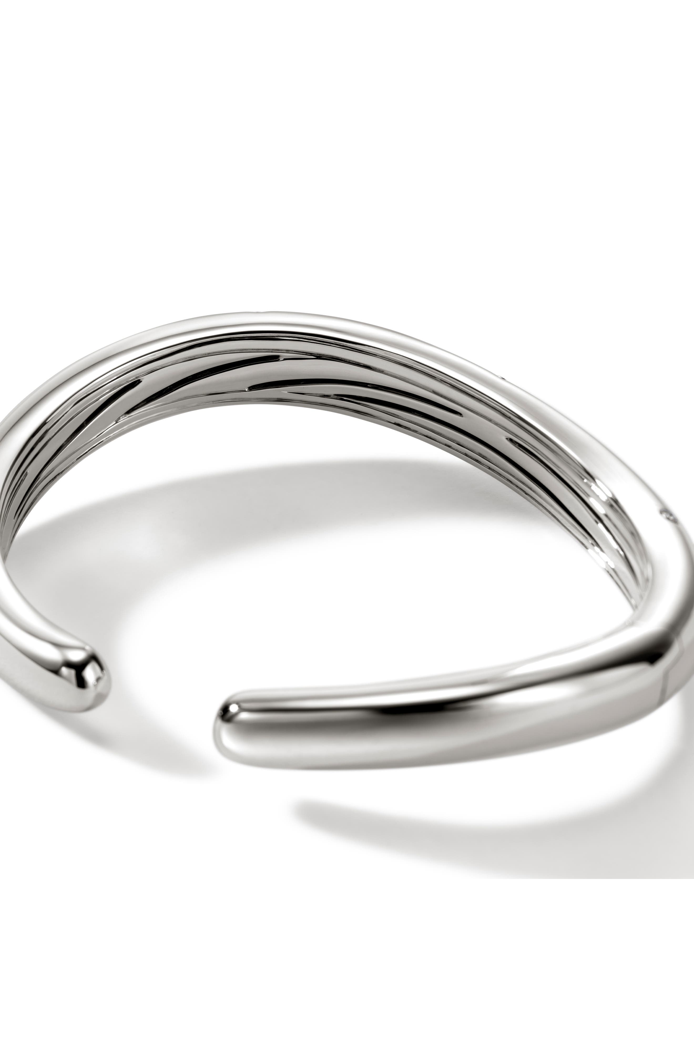 John Hardy Surf Kick Pavé Diamond Cuff Bracelet (Women) | Nordstrom