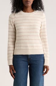 BY DESIGN Adelaide Stripe Crewneck Sweater