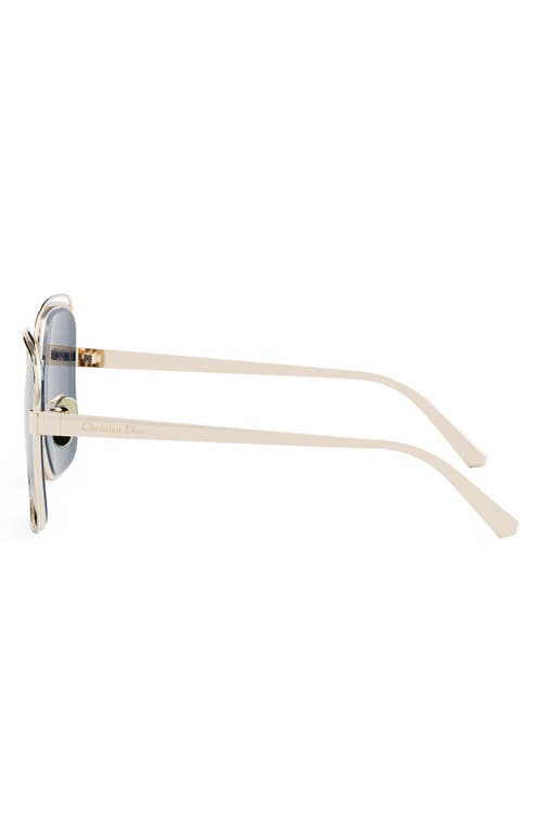 Dior Fil S1u 58mm Square Sunglasses In Blue