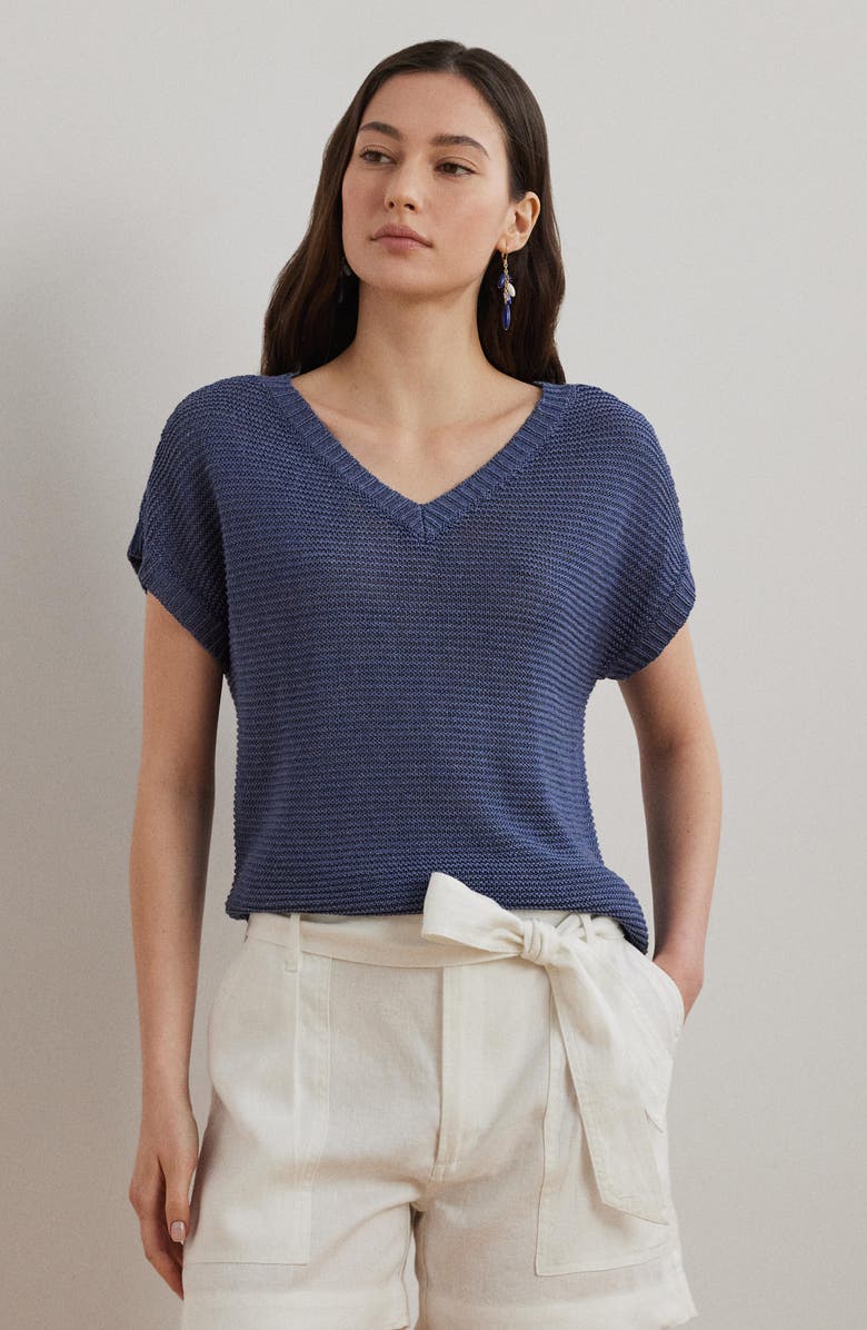 Lauren Ralph Lauren Linen Blend Sweater, Alternate, color,