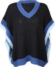 SAACHI Striped V-Neck Sweater