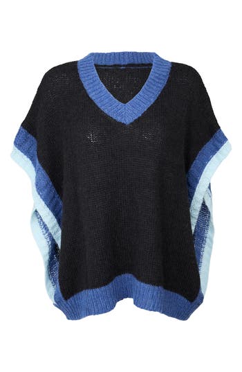 Saachi Striped V-neck Sweater In Multi
