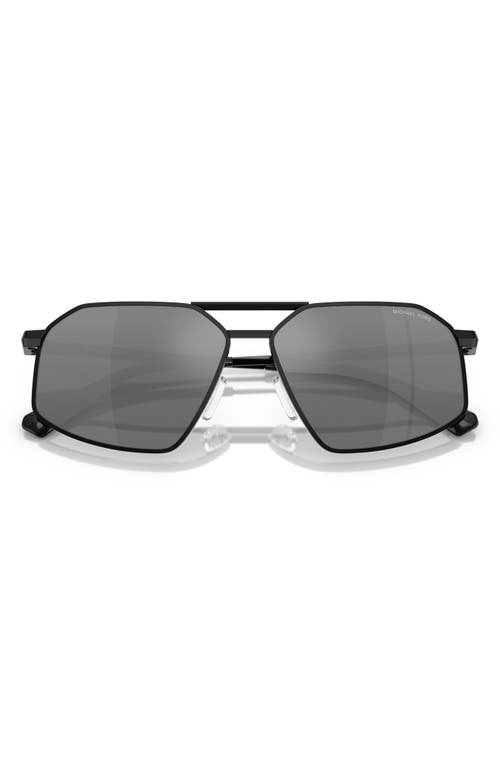Michael Kors 60mm Irregular Sunglasses In Black