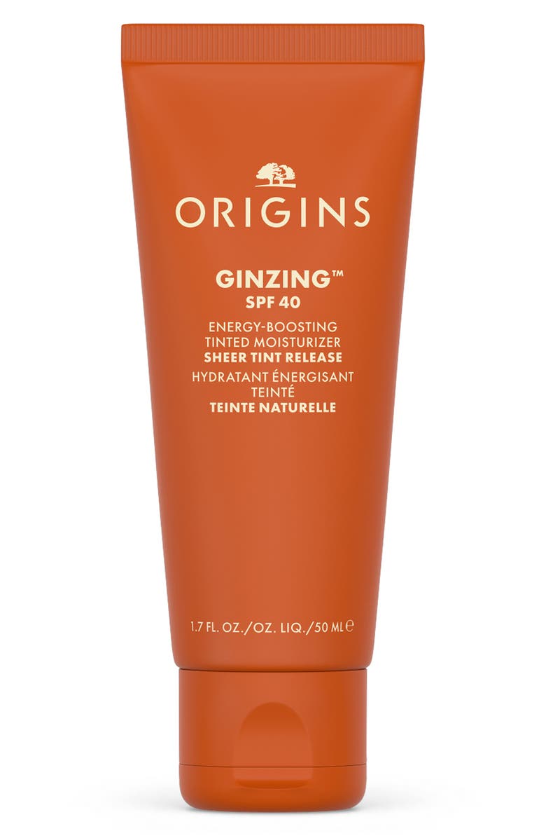 Origins GinZing<sup>™</sup> SPF 40 Energy-Boosting Tinted Moisturizer, Main, color,