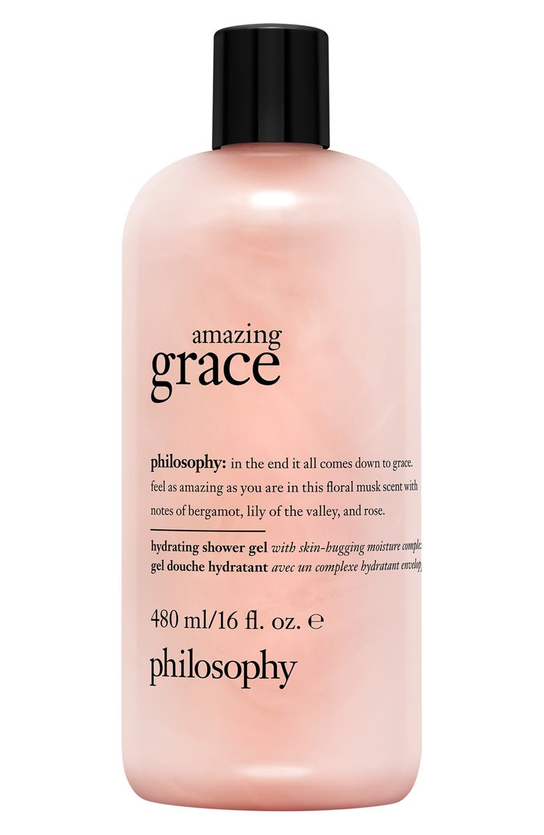 philosophy amazing grace shampoo, shower gel & bubble bath, Main, color, Amazing Grace