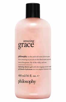 philosophy amazing grace shampoo, shower gel & bubble bath