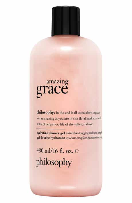 philosophy amazing grace shampoo, shower gel & bubble bath