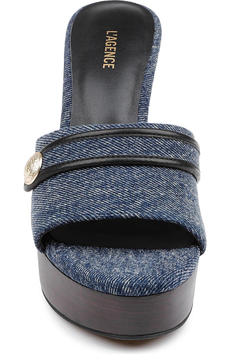 L'AGENCE Gladys Platform Slide Sandal, Alternate, color,